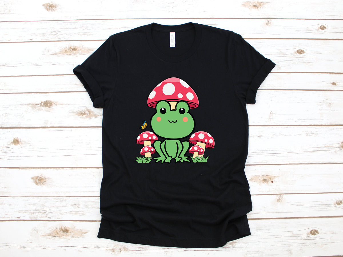Cute Frog Mushroom TShirt Toddler Tee Tank Top Hoodie Sweatshirt Long Sleeve Kids Tee Apparel Gift Hoodie – Fan Favorite · Top Pick For Any Outfit