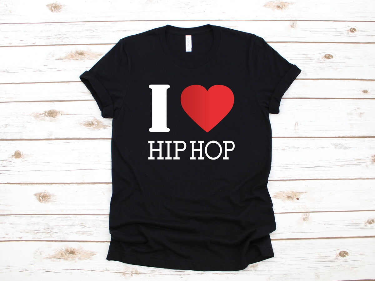 I Love Hip Hop TShirt Hip Hop Music Tank Top Hoodie Sweatshirt Long Sleeve Kids Tee Apparel Gift Hoodie – Fan Favorite · Must-Have Style
