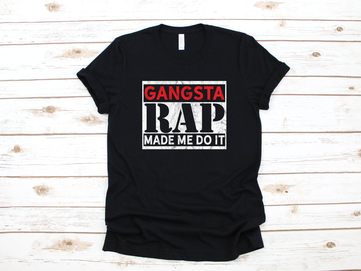 Funny Gangsta Rap TShirt Hip Hop Tank Top Hoodie Sweatshirt Long Sleeve Kids Tee Apparel Gift Hoodie – Bold Style · Must-Have Style
