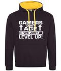Gaming Hoodie Gamers Dont Age We Just Level Up Retro Gaming Hooded Sweatshirt for Travel College Festival Gift for Gamers Friends Hoodie – Everyday Comfort · Trending Graphic Apparel