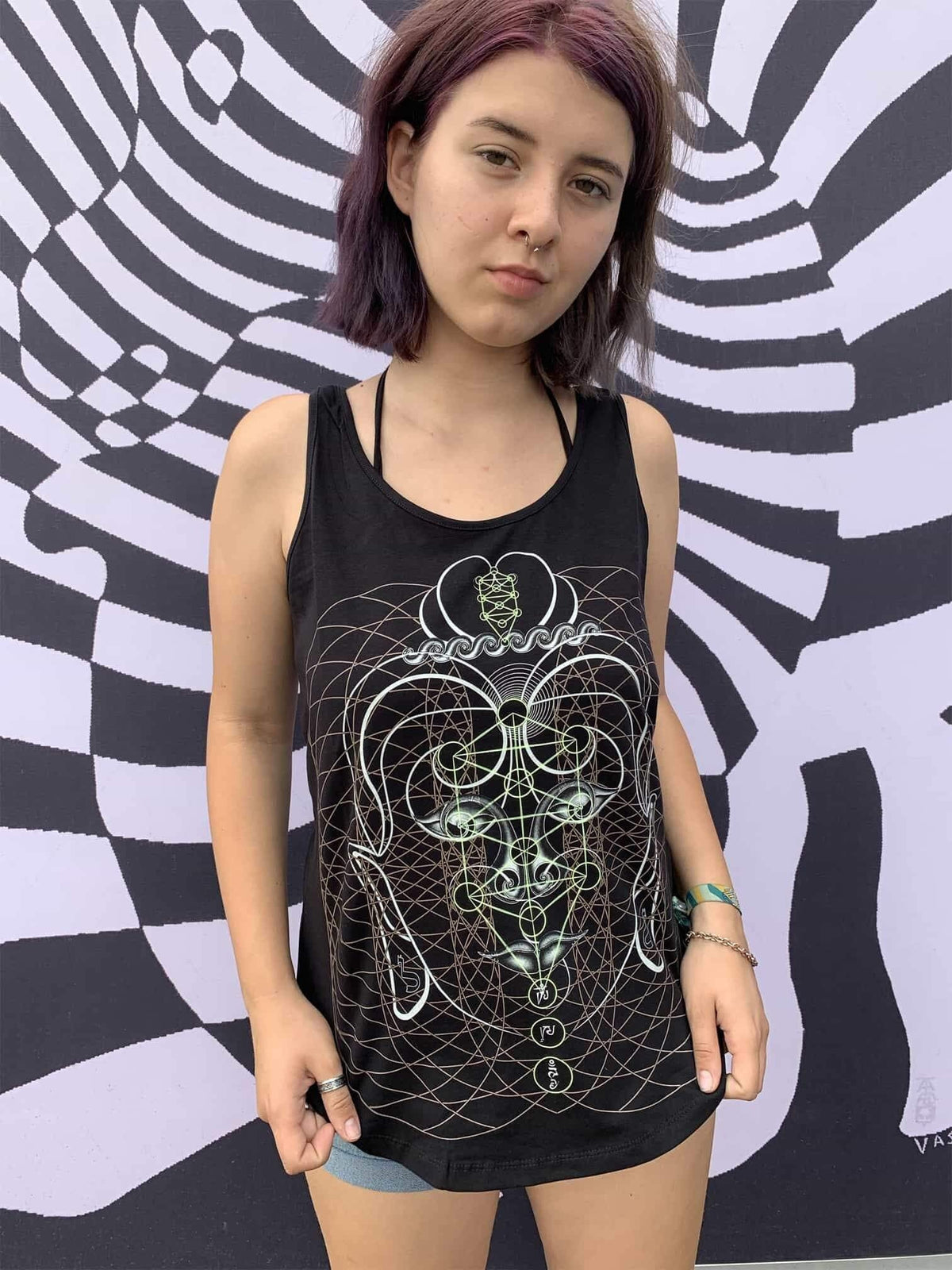 Psychedelic Top for Women Silk Screen Printed BUDDHA VIBES Visionary Shirt Active Wear Yoga Top Spiritual Clothing Buddha Shirt Graphic Tee – Easygoing Wear · Trending Graphic Apparel