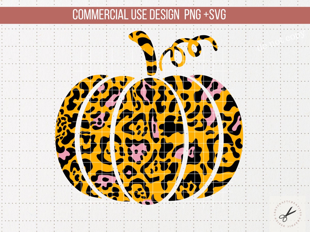 Leopard Print Pumpkin svg Cheetah Pumpkin svg Leopard Pumpkin png Cricut SVG Graphic Tee – Aesthetic Look · Perfect For Daily Wear