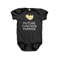 Chicken Farmer Baby Bodysuit Cute Chicken Baby Onepiece Future Chicken Farmer Baby Shower Gift Idea First Birthday Graphic Tee – Everyday Comfort · Great Gift For Fans