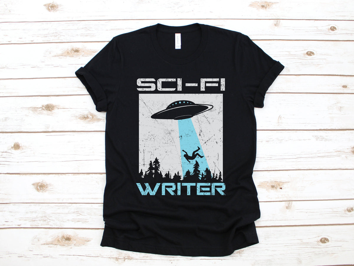 Sci Fi Writer TShirt Science Fiction Author Tank Top Hoodie Sweatshirt Long Sleeve Kids Tee Apparel Gift Hoodie – Easygoing Wear · High-Quality Print