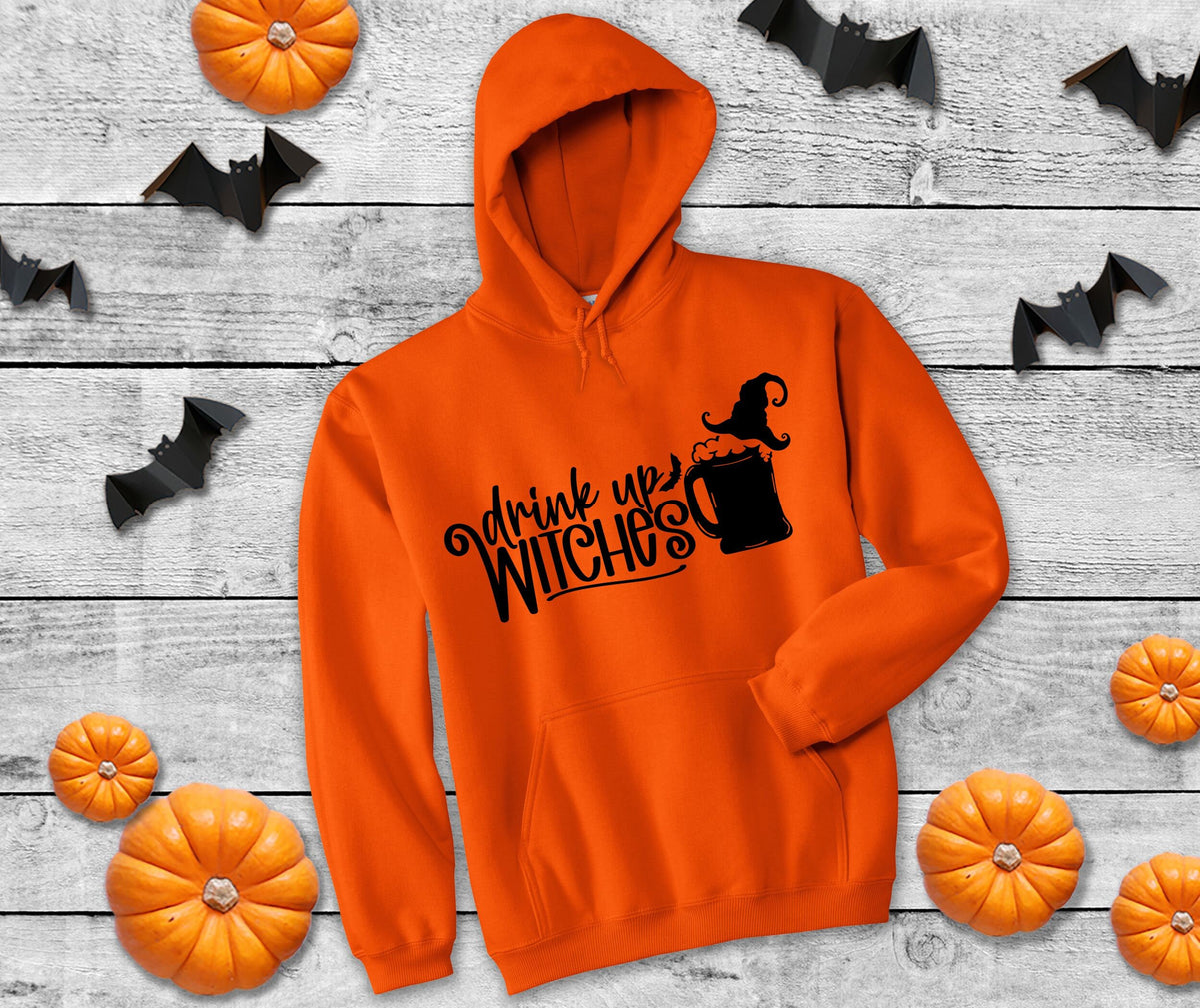 Halloween Drink Up Witches Halloween Costume Party Hoodies Unisex Hoody For Men Women Cotton And Polyester Hoodie – Feel-Good Design · Great Gift For Fans