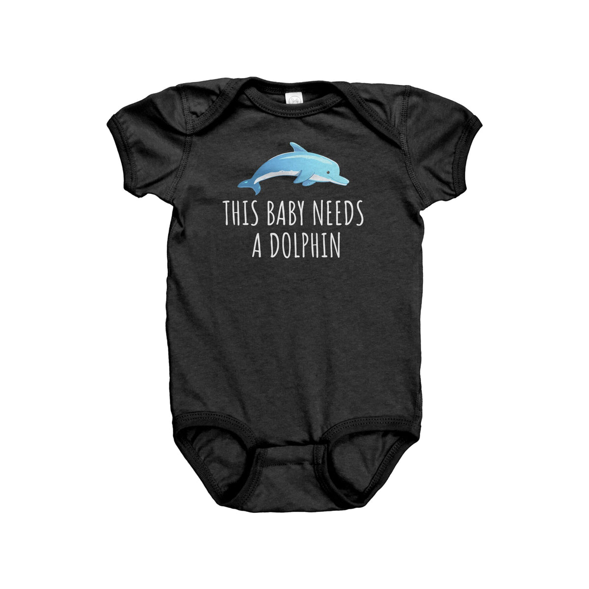 Cute Dolphin Baby Bodysuit Dolphin Baby Onepiece Dolphin Baby Gift This Baby Needs A Dolphin Baby Shower First Birthday Graphic Tee – Premium Graphic · High-Quality Print