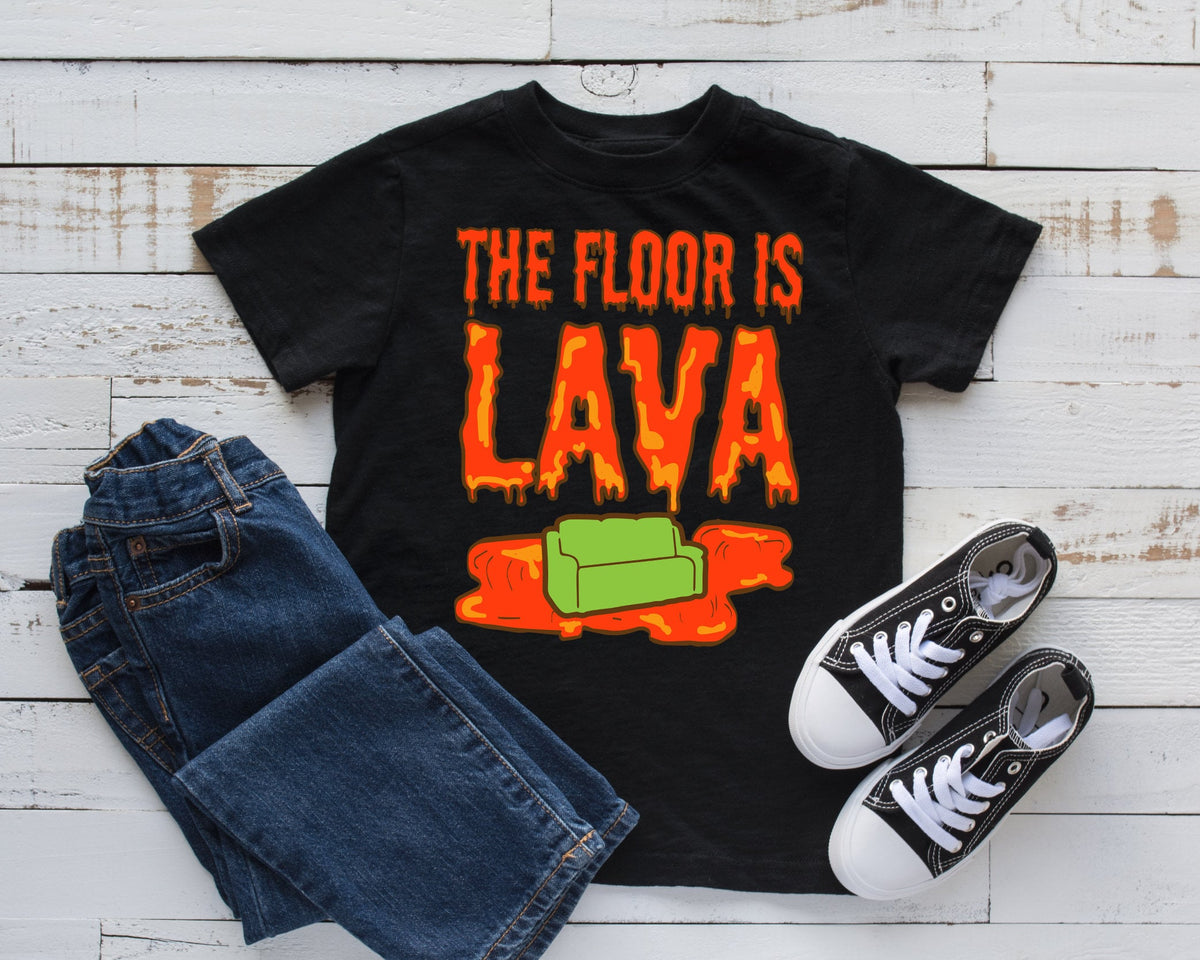 The Floor Is Lava TShirt Lava Game Kids Tee Tank Top Hoodie Sweatshirt Long Sleeve Kids Tee Apparel Gift Hoodie – Easygoing Wear · Must-Have Style