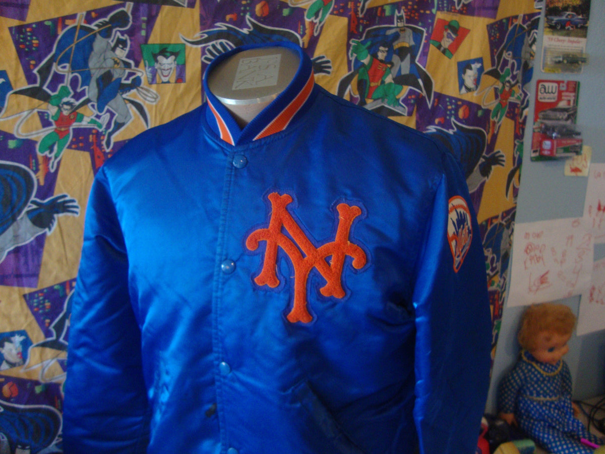 Vintage 9039s New York Mets MLB Baseball Starter blue Satin Bomber Jacket XL Graphic Tee – Cozy Vibes · Great Gift For Fans