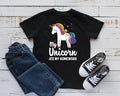 My Unicorn Ate My Homework TShirt Funny Unicorn Kids Tee Toddler Shirt Tank Top Hoodie Sweatshirt Long Sleeve Kids Tee Apparel Gift Hoodie – Warm & Stylish · Great Gift For Fans