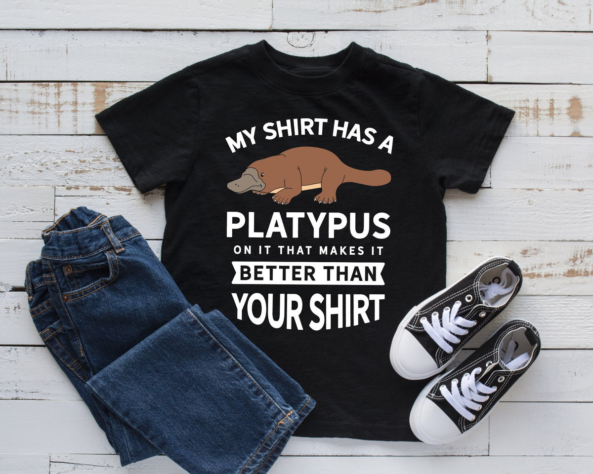 Funny Platypus TShirt Platypus Kids Tee Tank Top Hoodie Sweatshirt Long Sleeve Kids Tee Apparel Gift Hoodie – Everyday Comfort · Top Pick For Any Outfit