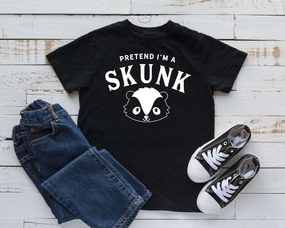Pretend I39m A Skunk TShirt Funny Skunk Kids Tee Toddler Tee Tank Top Hoodie Sweatshirt Long Sleeve Halloween Costumes Hoodie – Cozy Vibes · Perfect For Daily Wear