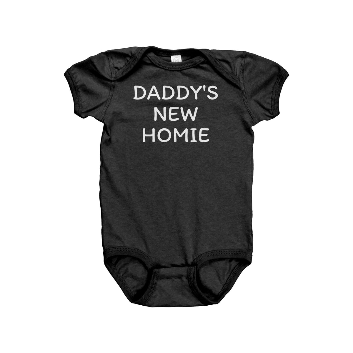 Funny Baby Bodysuit Daddy and Baby Gift Cute Baby Onepiece Daddy39s New Homie Baby Shower or First Birthday Gift Graphic Tee – Soft Feel · Must-Have Style