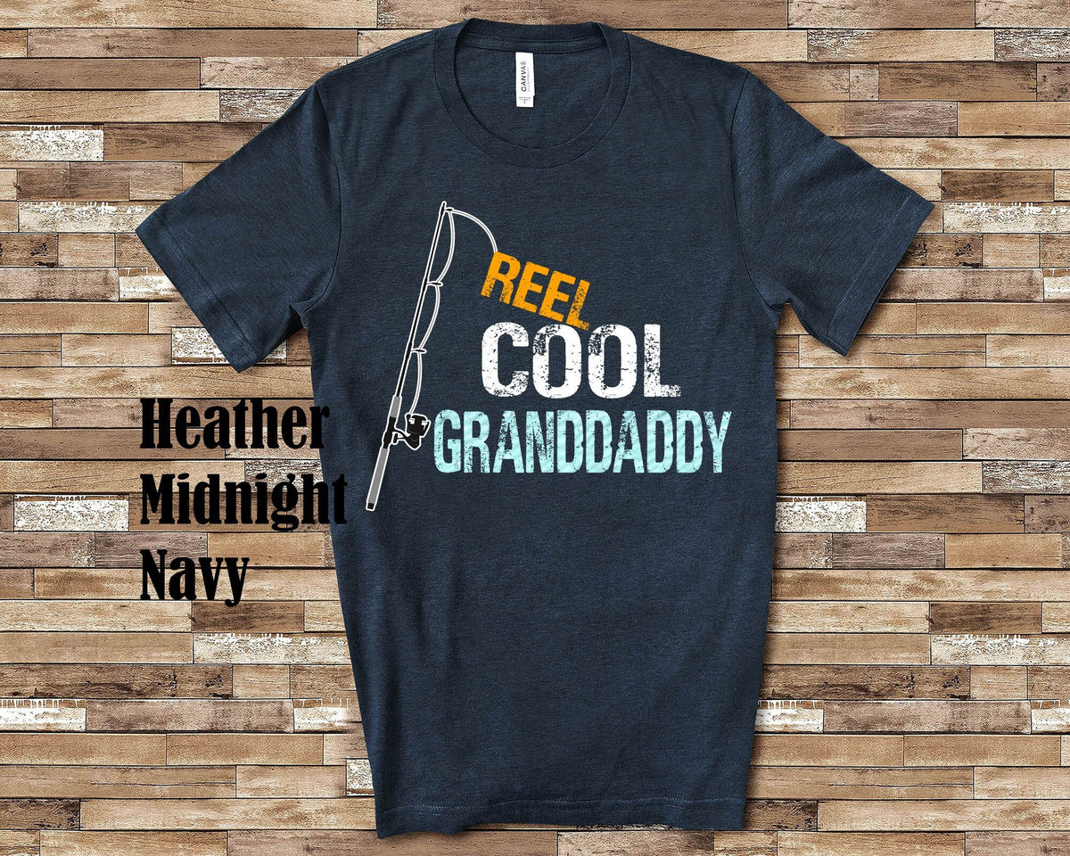 Reel Cool Granddaddy Shirt Tshirt Granddaddy Gift from Granddaughter Grandson Birthday Christmas Fathers Day Gifts for Granddaddy Graphic Tee – Easygoing Wear · Great Gift For Fans