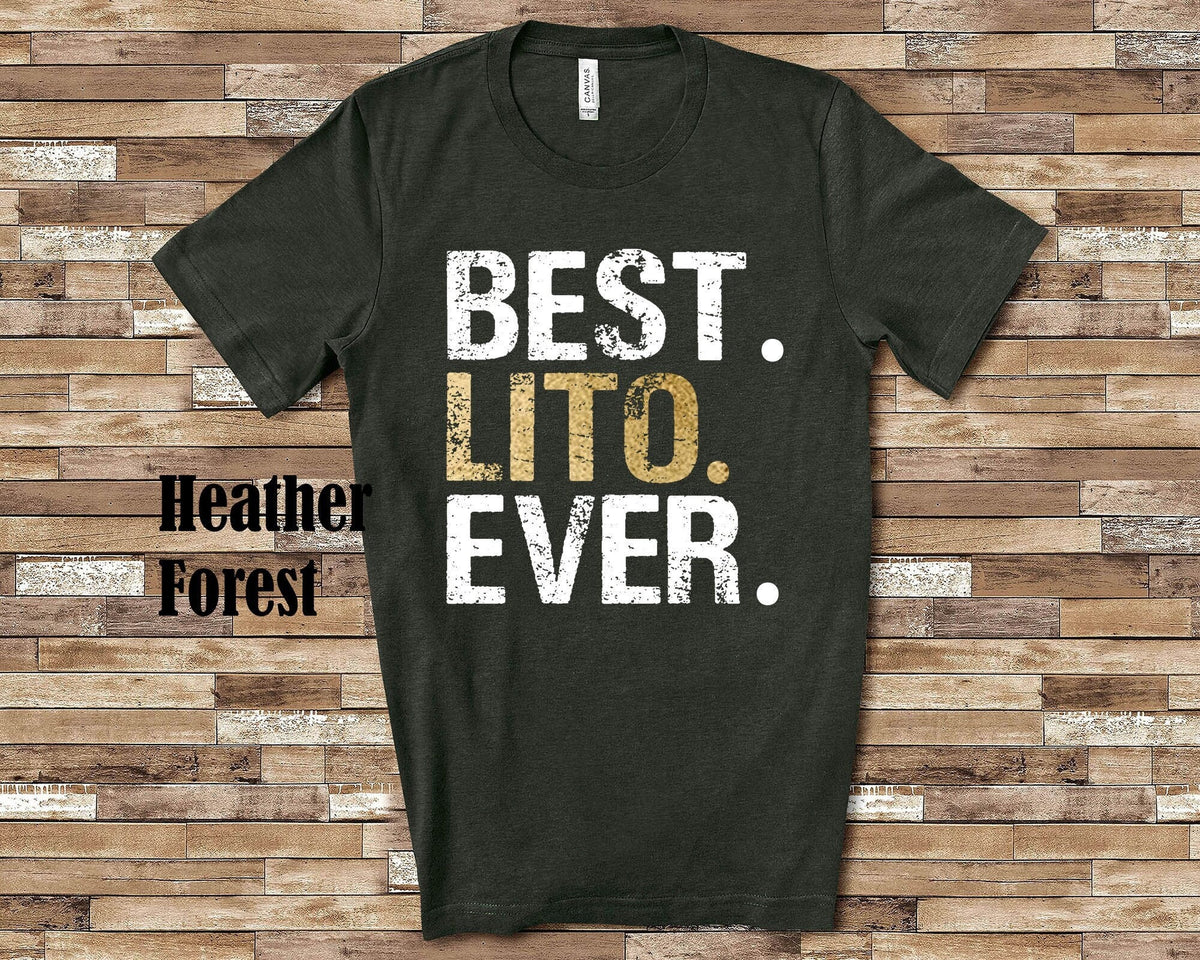 Best Lito Shirt Grandfather Gift from Granddaughter Grandson Birthday Father39s Day Christmas Gifts for Lito Grandpa Graphic Tee – Warm & Stylish · Perfect For Daily Wear