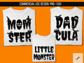 Momster svg Little monster svg Dadcula svg COMMERCIAL USE Graphic Tee – Soft Feel · Trending Graphic Apparel