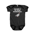 Pigeon Baby Bodysuit Pigeon Baby Gifts Pigeon Lover Baby Shirt Baby Onepiece You Came To The Wrong Neighborhood Graphic Tee – Easygoing Wear · Trending Graphic Apparel