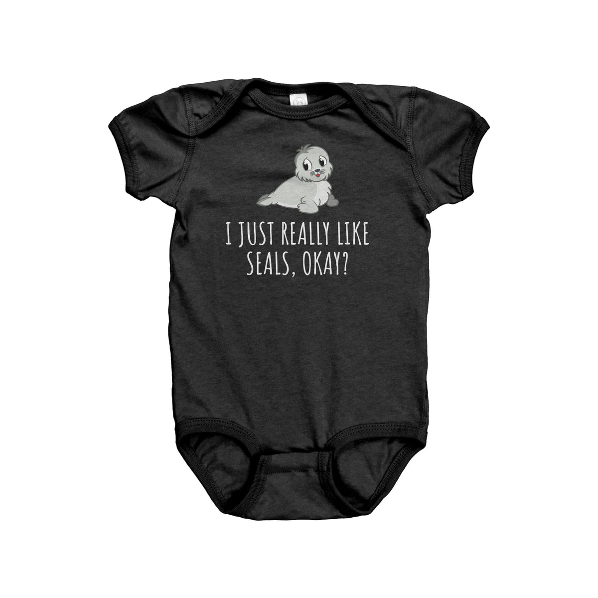 Seal Baby Bodysuit Cute Seal Baby Shirt Seal Baby Onepiece Marine Biologist Baby Gift I Just Really Like Seals Graphic Tee – Bold Style · Trending Graphic Apparel