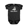 Seal Baby Bodysuit Cute Seal Baby Shirt Seal Baby Onepiece Marine Biologist Baby Gift Seal With It Graphic Tee – Premium Graphic · Perfect For Daily Wear