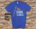 Reel Cool Saba Shirt Tshirt Saba Gift from Granddaughter Grandson Birthday Christmas Fathers Day Gifts for Saba Graphic Tee – Bold Style · Must-Have Style
