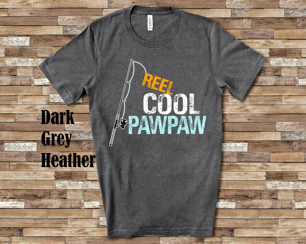 Reel Cool PawPaw Funny Fishing Shirt for Men Great for Fishermen Gifts or Grandparents Gifts Graphic Tee – Aesthetic Look · Perfect For Daily Wear