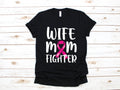 Wife Mom Fighter Breast Cancer TShirt Breast Cancer Awareness Tank Top Hoodie Sweatshirt Long Sleeve Kids Tee Apparel Gift Hoodie – Everyday Comfort · Must-Have Style