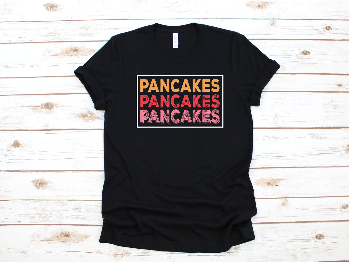 Pancakes TShirt Cute Pancake Breakfast Tank Top Brunch Tee Hoodie Sweatshirt Long Sleeve Kids Tee Apparel Gift Hoodie – Bold Style · High-Quality Print