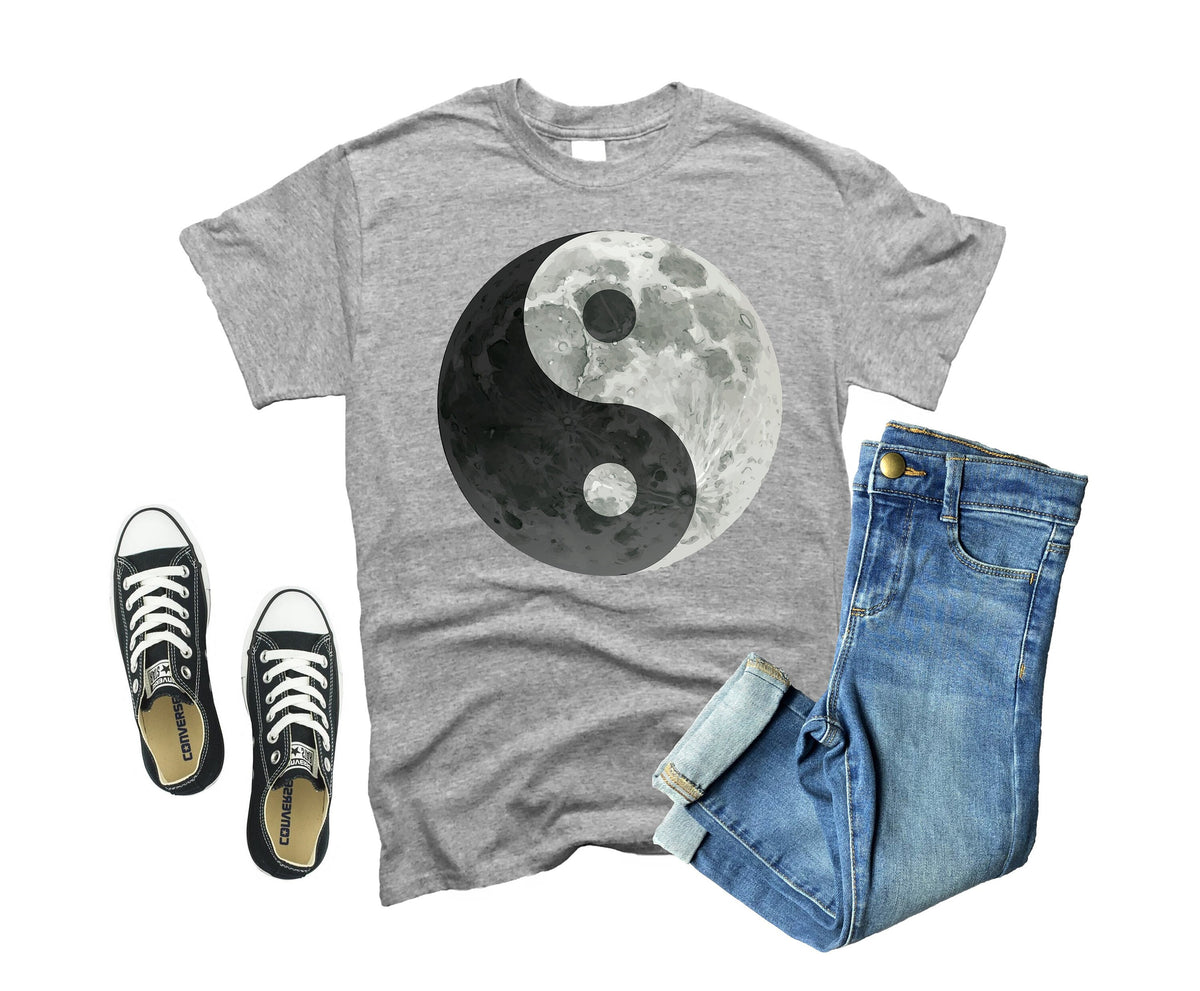 Moon Yin Yang TShirt Space Galaxy TeeTank Top Hoodie Sweatshirt Long Sleeve Kids Tee Apparel Gift Hoodie – Feel-Good Design · Perfect For Daily Wear