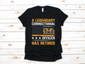 Retired Correctional Officer TShirt Tank Top Hoodie Sweatshirt Long Sleeve Kids Tee Apparel Gift Hoodie – Aesthetic Look · Must-Have Style