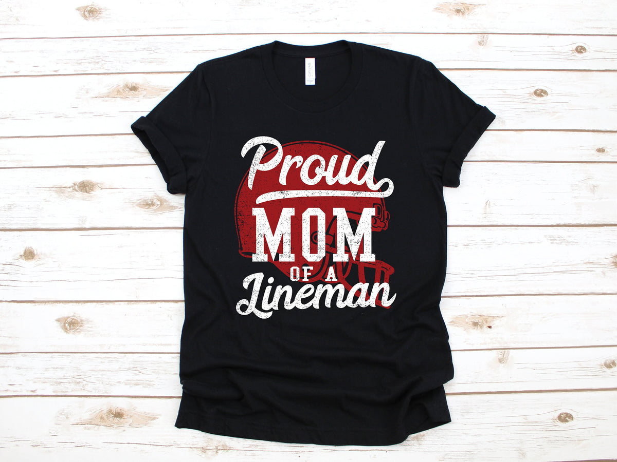 Proud Mom Of A Lineman TShirt Football Lineman Mom Tank Top Hoodie Sweatshirt Long Sleeve Kids Tee Apparel Gift Hoodie – Easygoing Wear · High-Quality Print