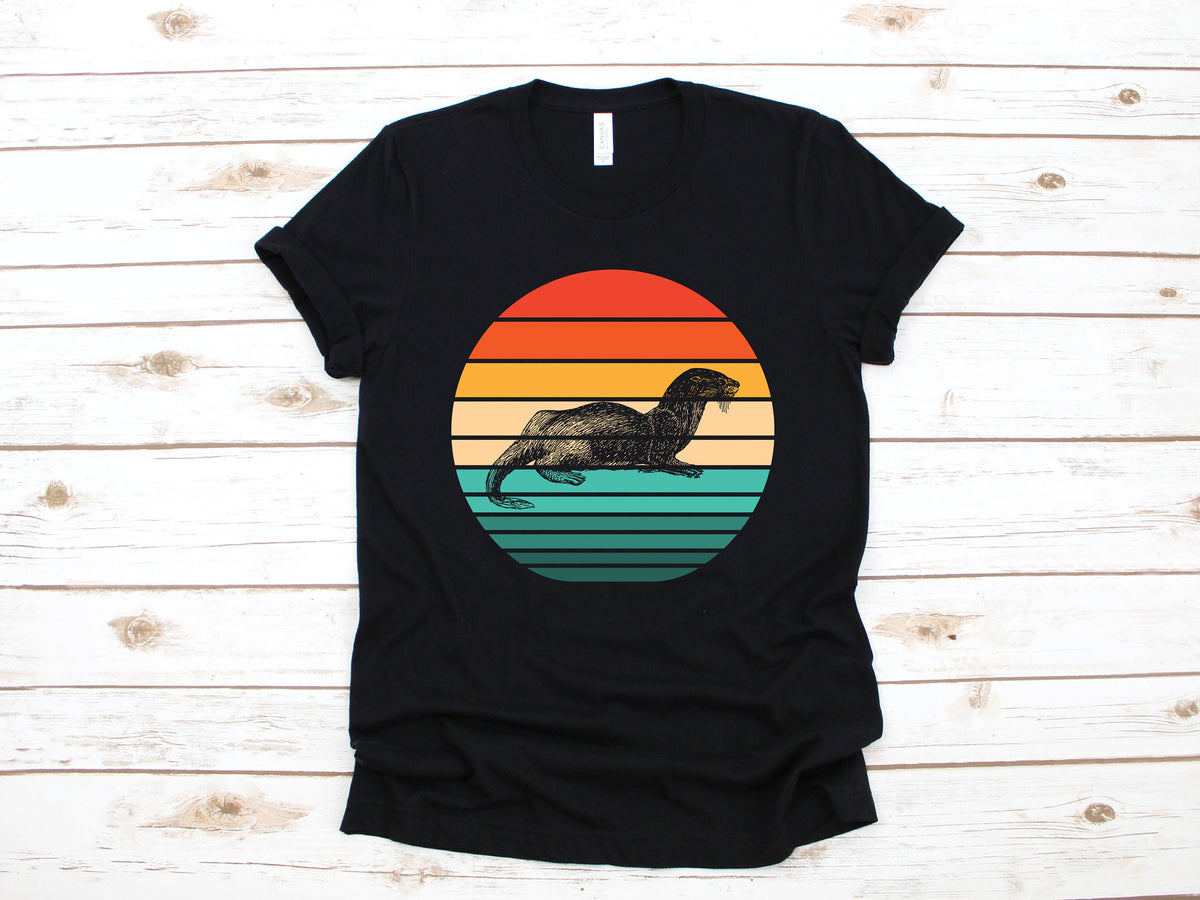 Retro Otter TShirt Cute Otters Tank Top Zoo Otter Hoodie Sweatshirt Long Sleeve Kids Tee Apparel Gift Hoodie – Bold Style · Trending Graphic Apparel