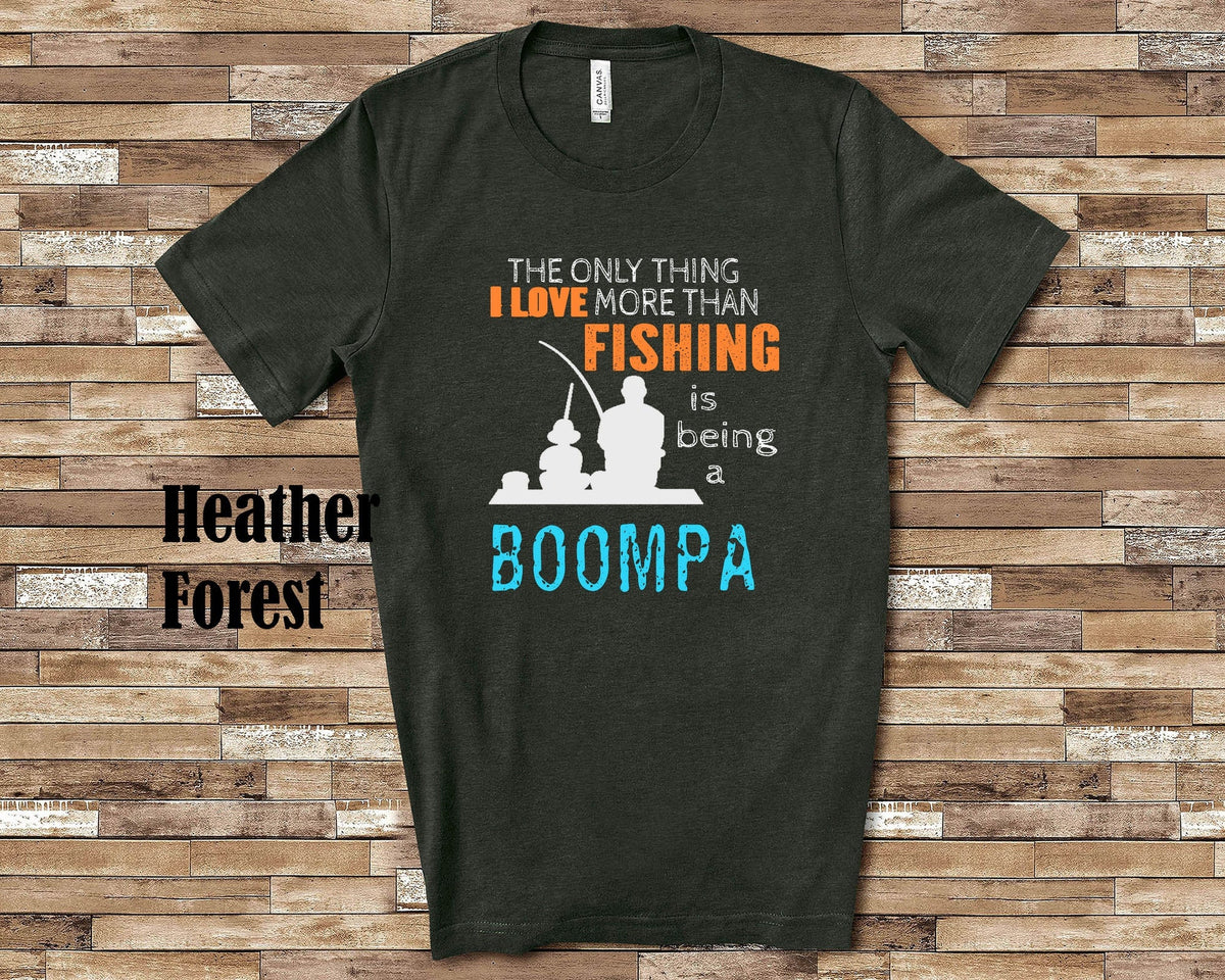 Love More Than Fishing Boompa Tshirt Long Sleeve Shirt Sweatshirt or Tank Top Special Grandfather Father39s Day Christmas Birthday Gift Sweatshirt – Warm & Stylish · Trending Graphic Apparel