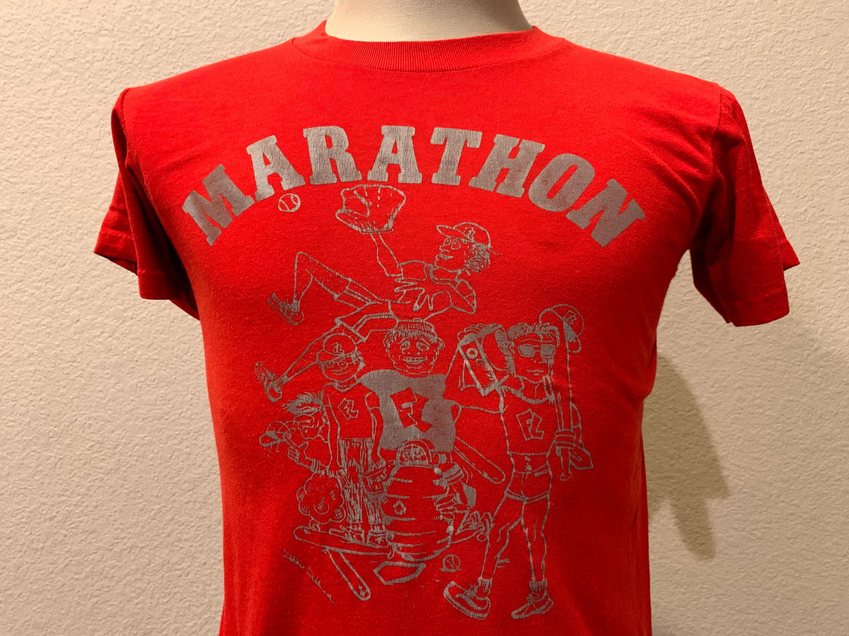 Vintage 8039s Fair Lawn 3985 Marathon Red TShirt Size XSmall Graphic Tee – Feel-Good Design · Must-Have Style