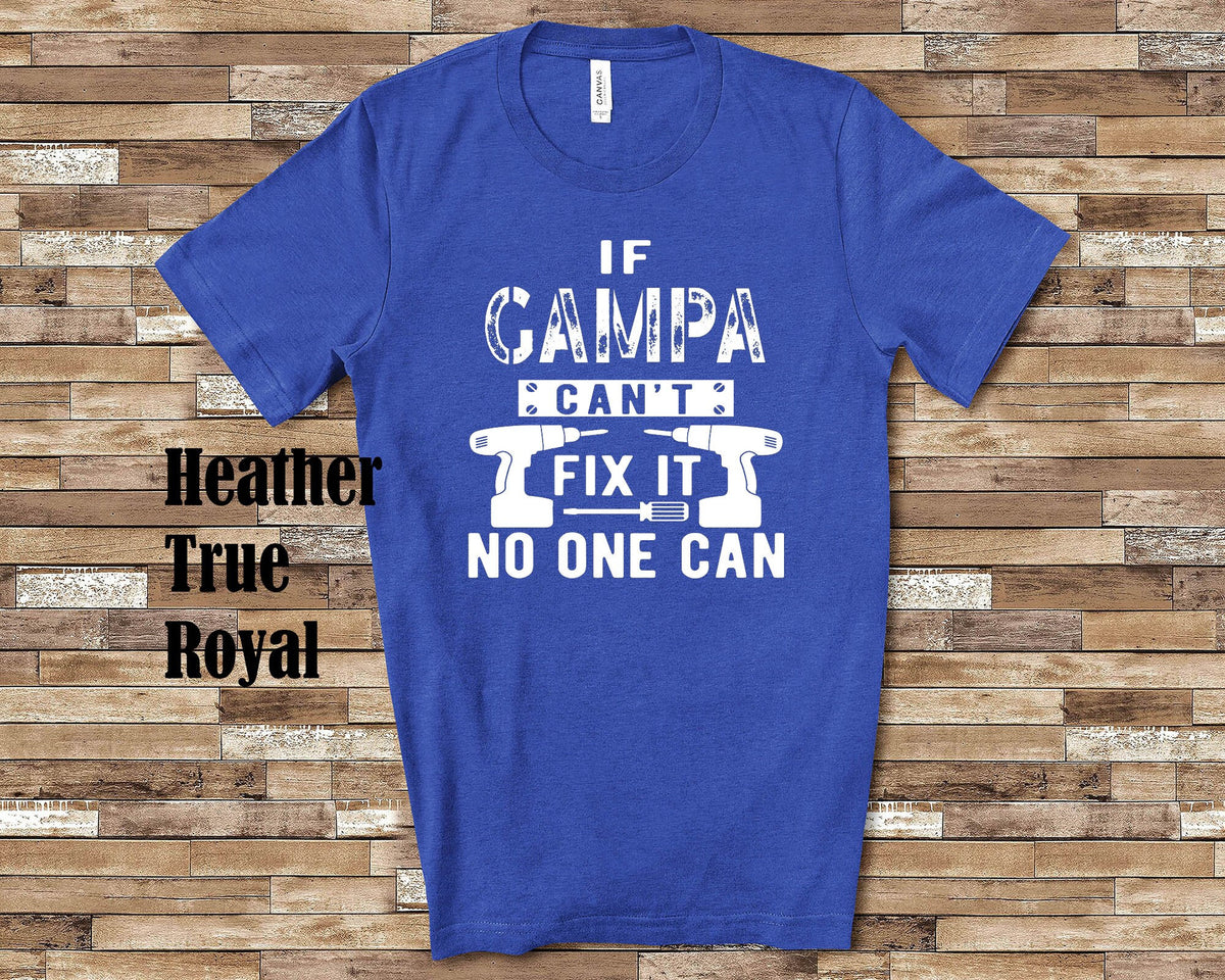 If Gampa Can39t Fix It Tshirt Long Sleeve Shirt Sweatshirt or Tank Top Special Grandfather Father39s Day Christmas Birthday Gift Sweatshirt – Easygoing Wear · Must-Have Style