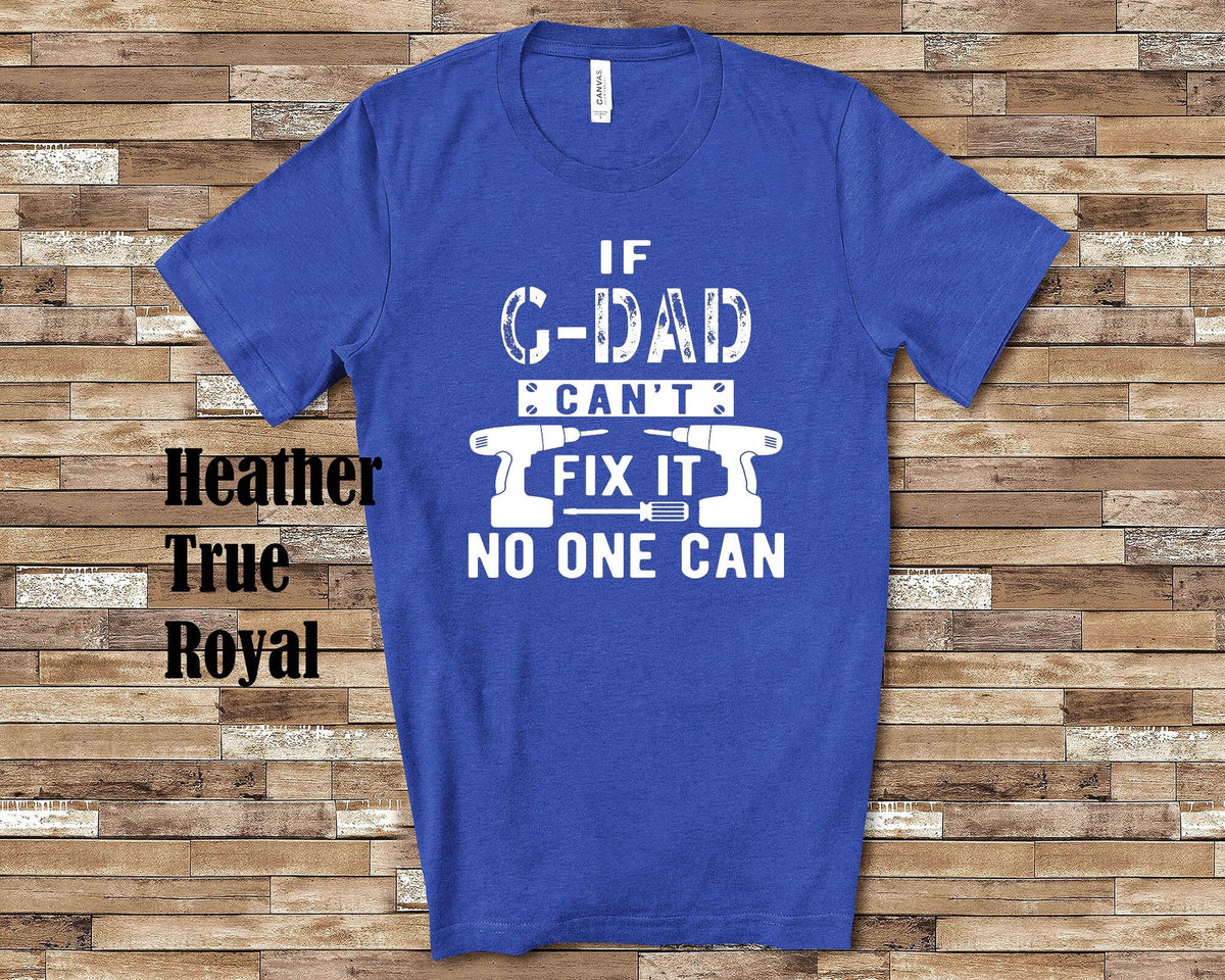 If GDad Can39t Fix It Tshirt Long Sleeve Shirt Sweatshirt or Tank Top Special Grandfather Father39s Day Christmas Birthday Gift Sweatshirt – Soft Feel · Trending Graphic Apparel