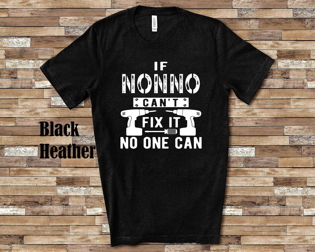 If Nonno Can39t Fix It Tshirt Long Sleeve Shirt Sweatshirt or Tank Top Italy Italian Grandfather Father39s Day Christmas Birthday Gift Sweatshirt – Aesthetic Look · Great Gift For Fans