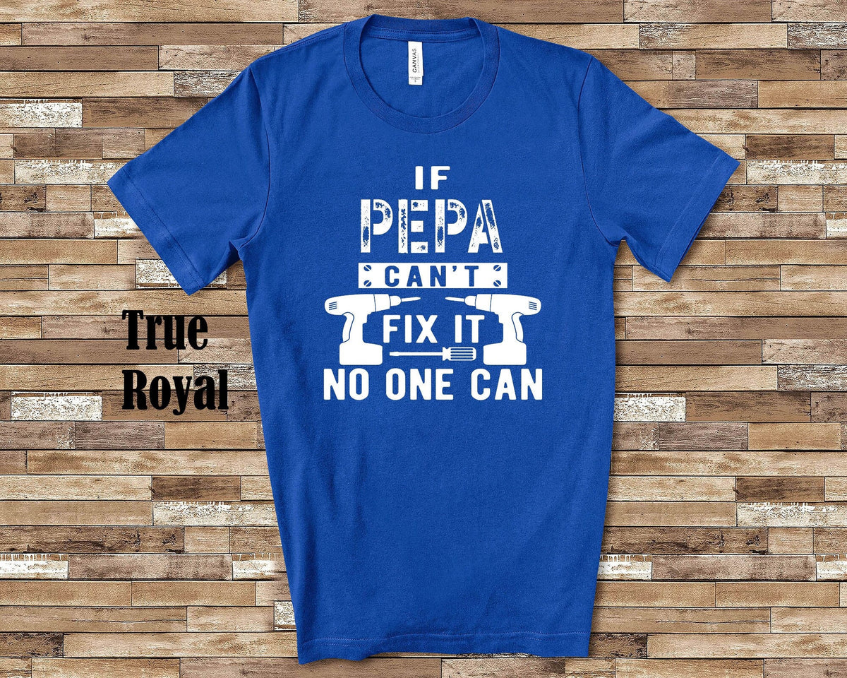 If Pepa Can39t Fix It Tshirt Long Sleeve Shirt Sweatshirt or Tank Top Special Grandfather Father39s Day Christmas Birthday Gift Sweatshirt – Fan Favorite · Top Pick For Any Outfit
