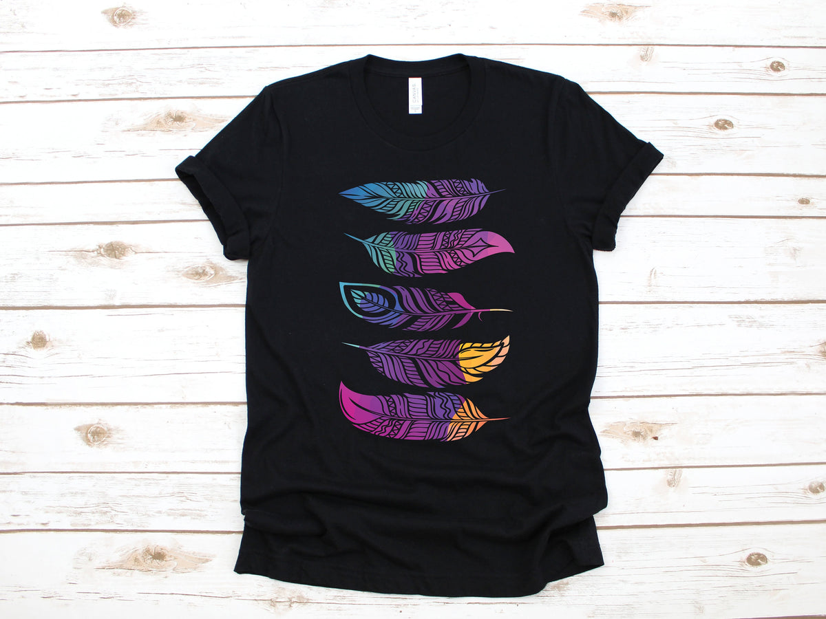 Native American Feathers TShirt indigenous Tee Tank Top Hoodie Sweatshirt Long Sleeve Kids Tee Apparel Gift Hoodie – Bold Style · Must-Have Style