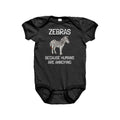 Zebra Baby Bodysuit Zebra Baby OnePiece Cute Zebra Baby Gift Because People Are Annoying Graphic Tee – Warm & Stylish · Great Gift For Fans