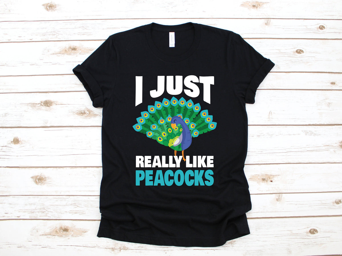 I Just Really Like Peacocks TShirt Funny Peacock Shirt Tank Top Hoodie Sweatshirt Long Sleeve Kids Tee Apparel Gift Hoodie – Feel-Good Design · Top Pick For Any Outfit