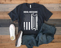 Diesel Mechanic USA Flag TShirt Diesel Mechanics Tank Top Hoodie Sweatshirt Long Sleeve Hoodie – Aesthetic Look · Perfect For Daily Wear