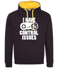 Gaming Hoodie I Have Control Issues Retro Gaming Hooded Sweatshirt for Travel College Festival Gift for Gamers Friends Daddy Dad Hoodie – Easygoing Wear · Great Gift For Fans