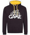Gaming Hoodie Eat Sleep Game Mens Retro Gaming Hooded Sweatshirt for Travel College Festival Gift for Gamers Friends Dad Hoodie – Bold Style · Must-Have Style