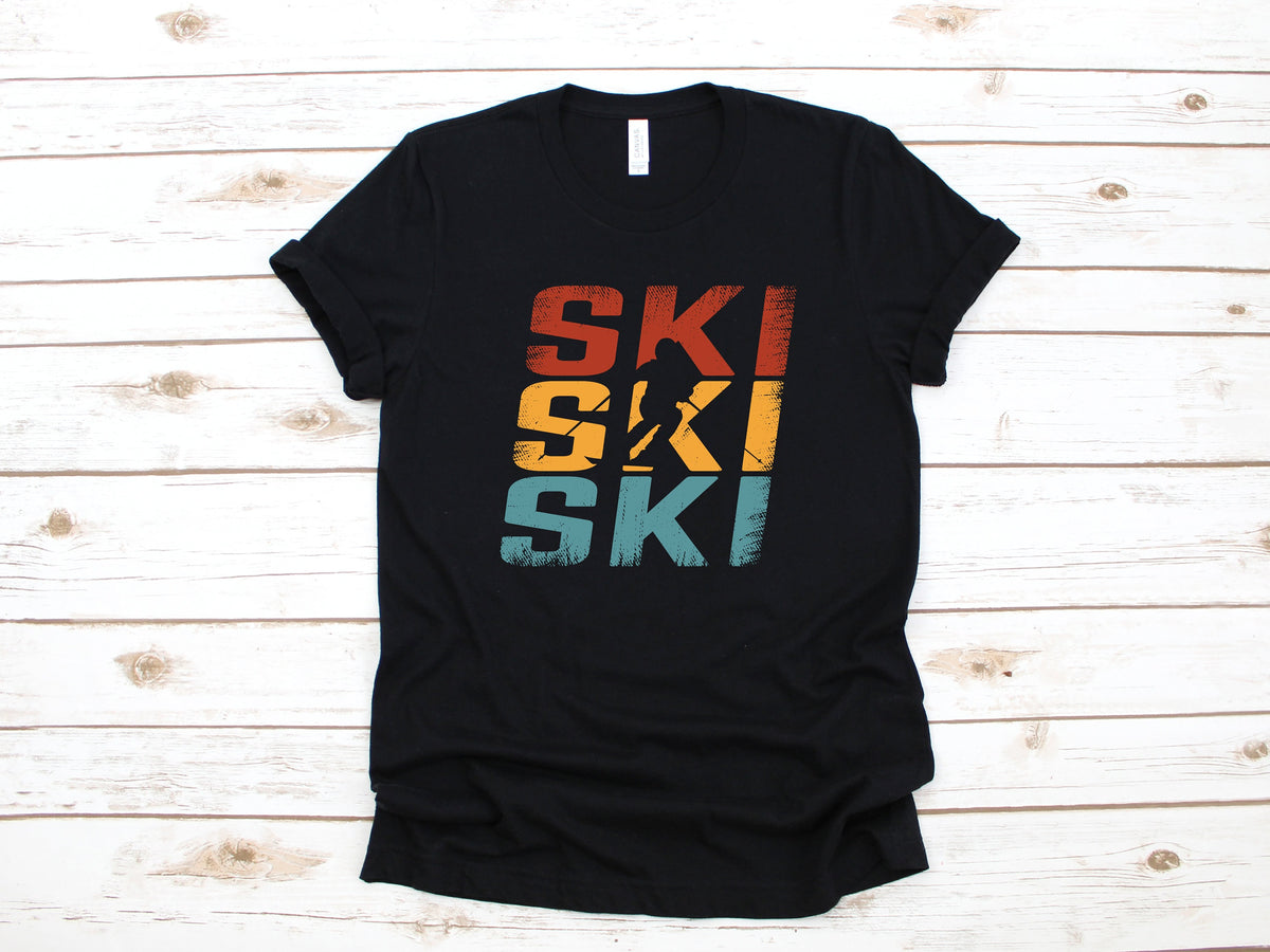 Retro Ski TShirt Skiing Sweatshirt Tank Top Hoodie Sweatshirt Long Sleeve Kids Tee Apparel Gift Hoodie – Feel-Good Design · Trending Graphic Apparel