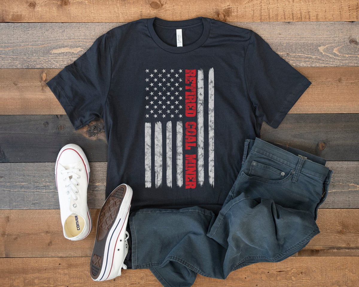 Retired Coal Miner TShirt Coal Mining Retirement Tank Top Hoodie Sweatshirt Long Sleeve Hoodie – Aesthetic Look · Perfect For Daily Wear