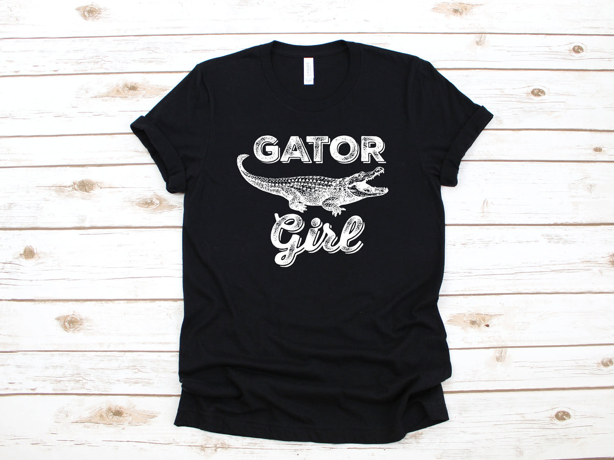 Gator Girl TShirt Alligator Girl Tee Tank Top Hoodie Sweatshirt Long Sleeve Kids Tee Apparel Gift Hoodie – Premium Graphic · High-Quality Print