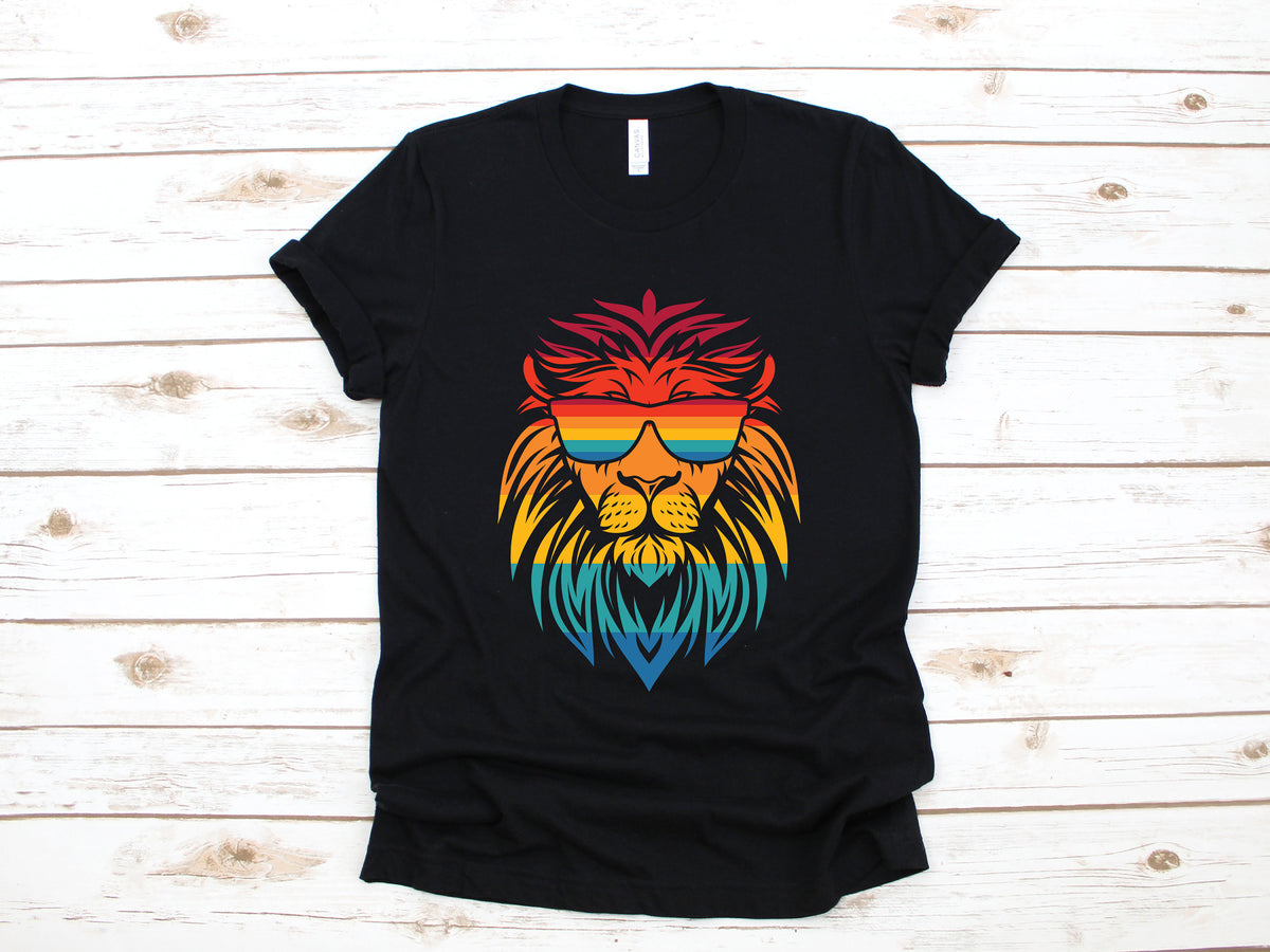 Tiger Sunglasses TShirt Colorful Tiger Tank Top Hoodie Sweatshirt Long Sleeve Kids Tee Apparel Gift Hoodie – Aesthetic Look · High-Quality Print