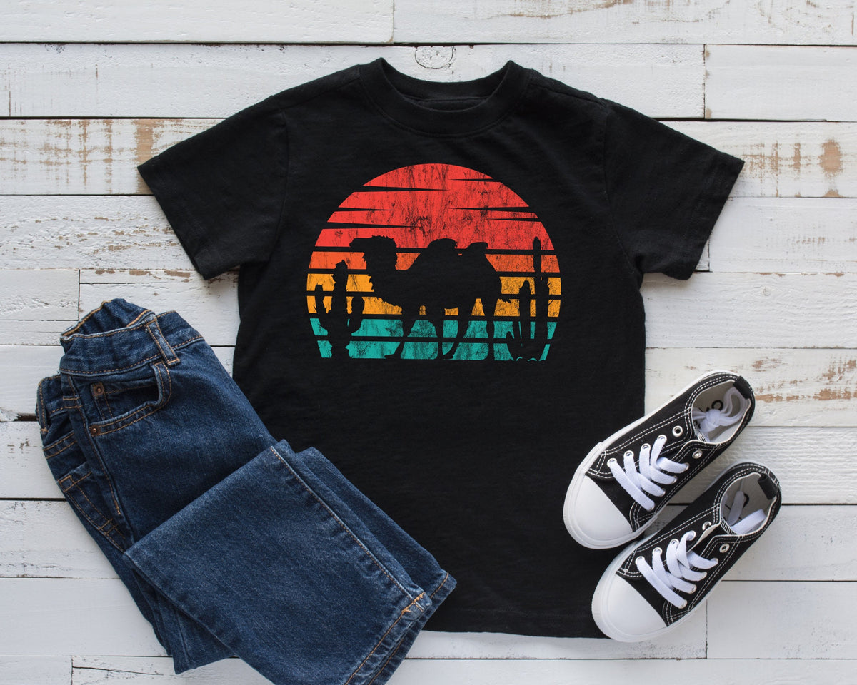 Camel TShirt Retro Desert Camels Tank Top Hoodie Sweatshirt Long Sleeve Kids Tee Apparel Gift Hoodie – Feel-Good Design · Trending Graphic Apparel