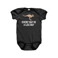 Funny Kangaroo Baby Bodysuit Kangaroo Baby Onepiece Kangaroo Baby Gift Leg Day Baby Shower First Birthday Graphic Tee – Cozy Vibes · Trending Graphic Apparel