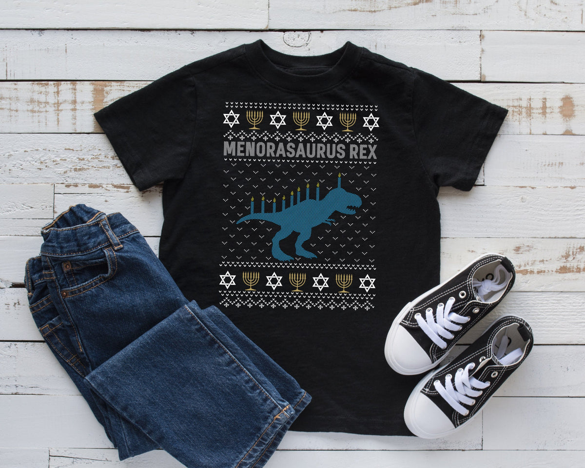Funny Hanukkah Dinosaur TShirt T Rex Hanukkah Tank Top Hoodie Sweatshirt Long Sleeve Kids Tee Apparel Gift Hoodie – Bold Style · Must-Have Style