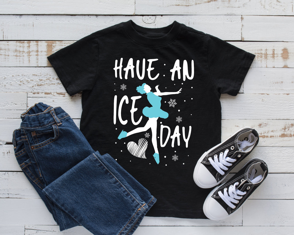 Cute Ice Skater TShirt Ice Day Ice Skating Girl Kids Hoodie Tank Top Hoodie Sweatshirt Long Sleeve Kids Tee Apparel Gift Hoodie – Easygoing Wear · Must-Have Style